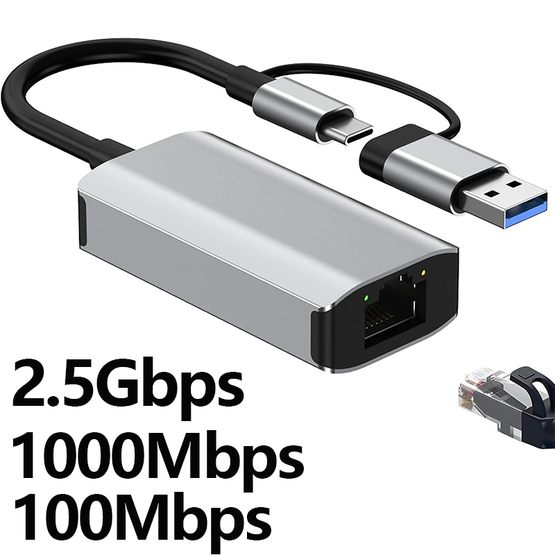 Laptop Accessories Gadgets - 2.5G (2500 Mbps) USB 3.0 Type-C