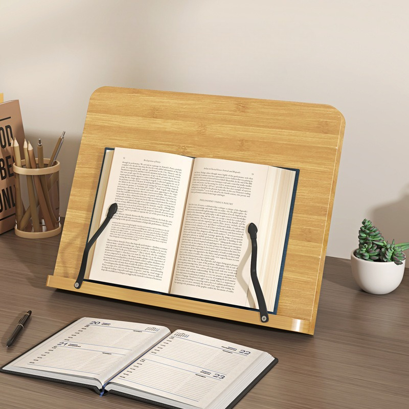 Laptop Related Accessories - Ahşap Okuma Kitabı Standı, Çok Fonksiyonlu