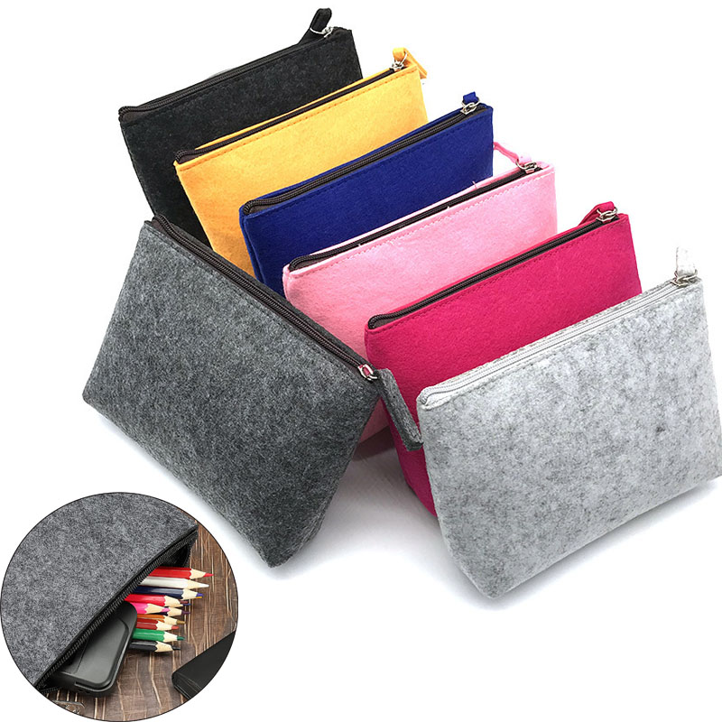 Laptop Accessories Productivity - Keçe Dijital Organizatör Seyahat Kozmetik Çantası