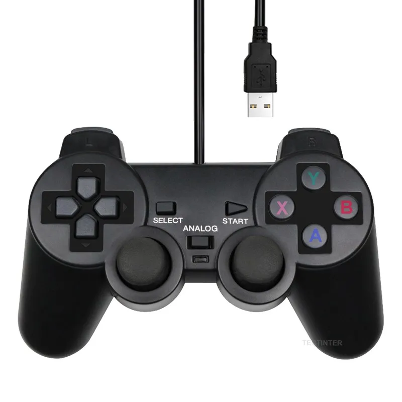 Laptop Accessories Gadgets - Kablolu USB PC Oyun Joystick Gamepad