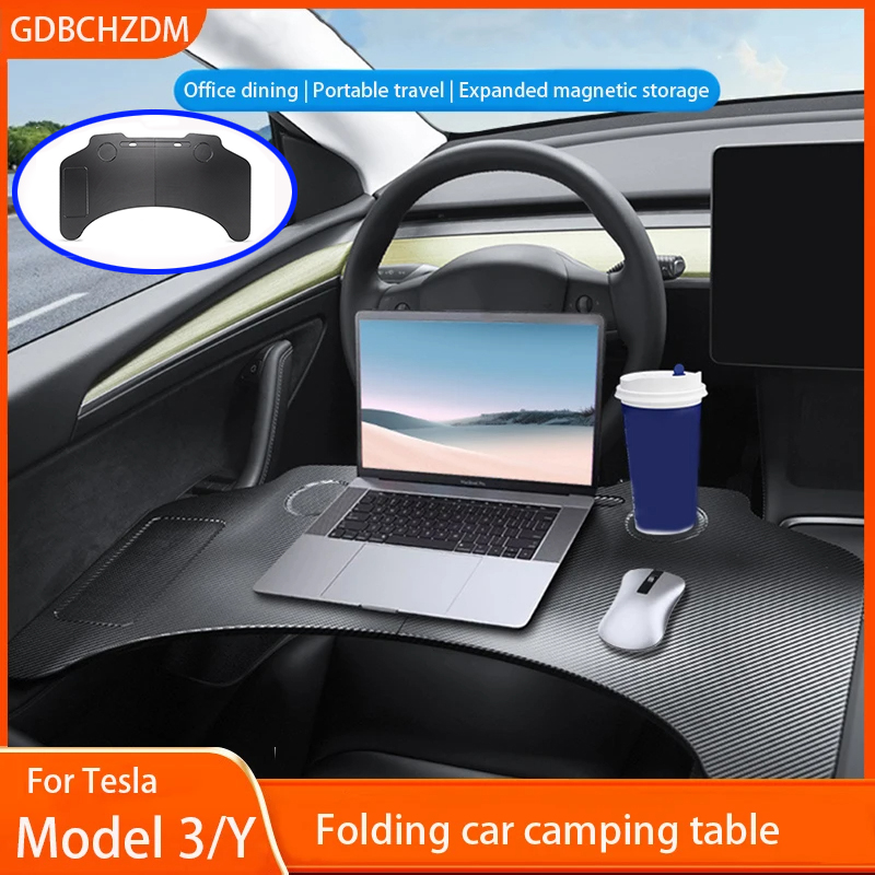 Laptop Accessories Nearby - Tesla Model Y Juniper 2025 Model