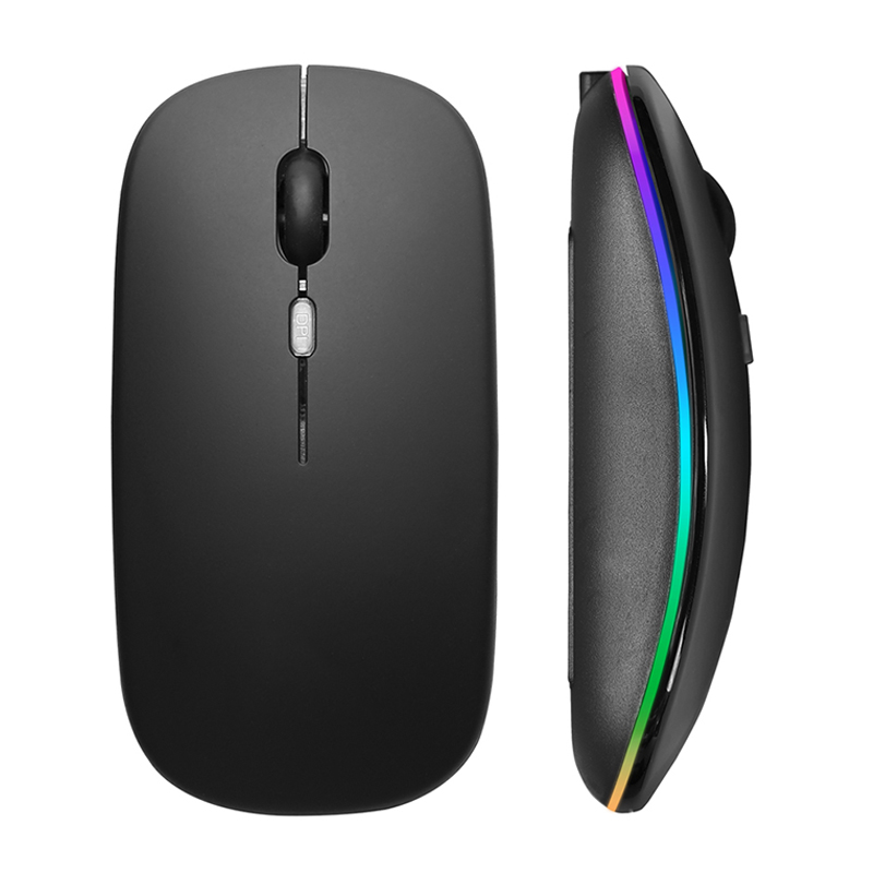 Mini Wireless Mouse - Kablosuz Fare RGB Şarj Edilebilir USB