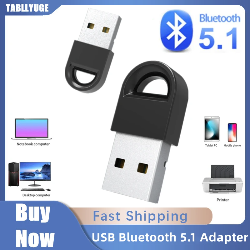 Mini Wireless Mouse - USB Bluetooth 5.1 Adaptörü USB Bluetooth