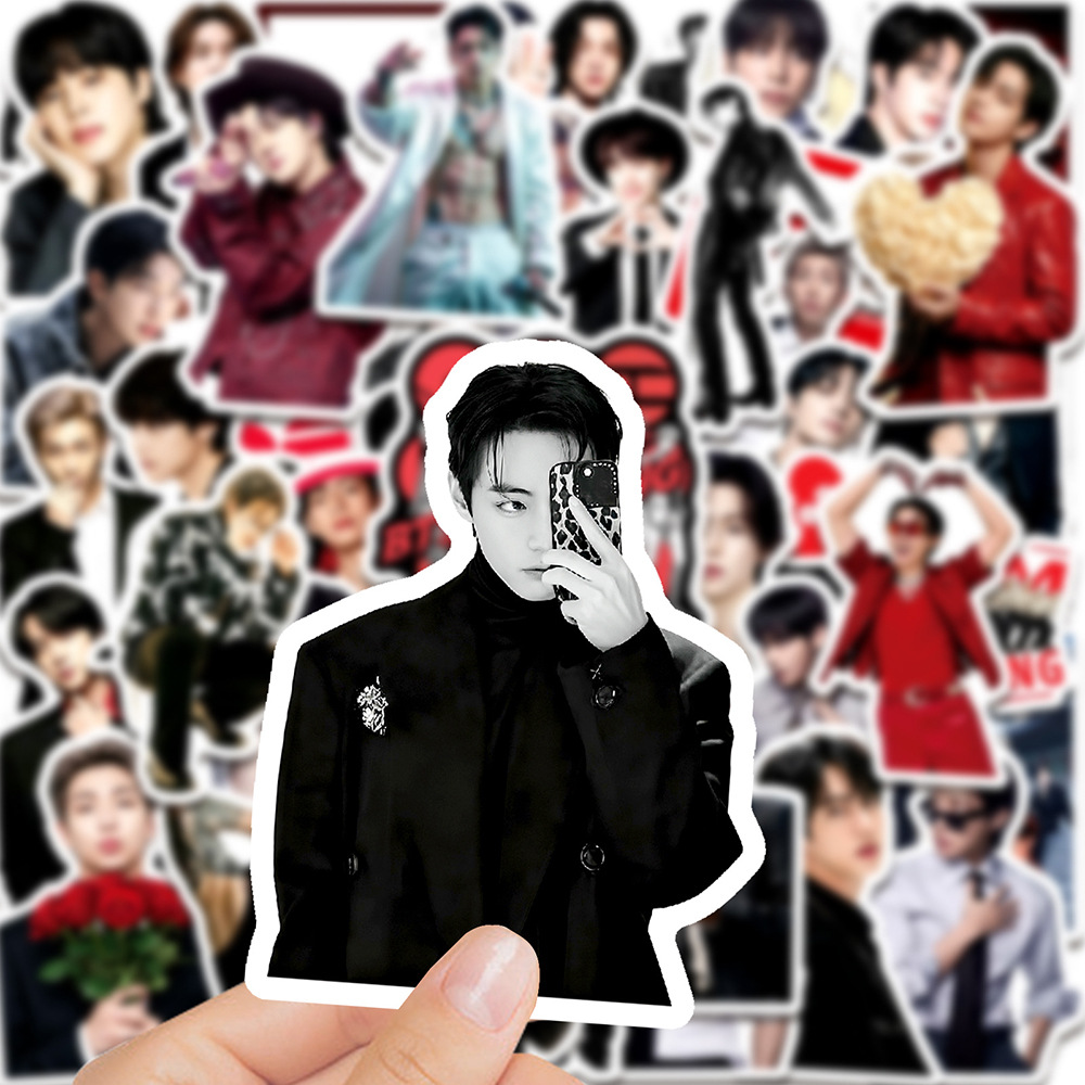 Laptop Accessories Productivity - BTS K-pop Erkek Grubu Stickerları, 50