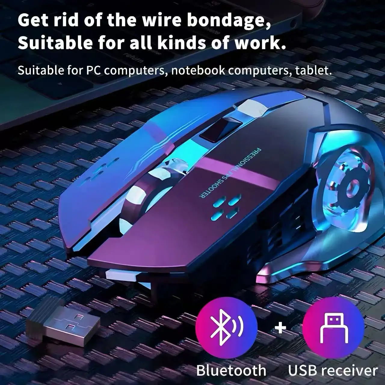 RGB Işık Kablosuz Oyun Faresi  - Laptop Accessories Rgb incelemesi ve fiyatı