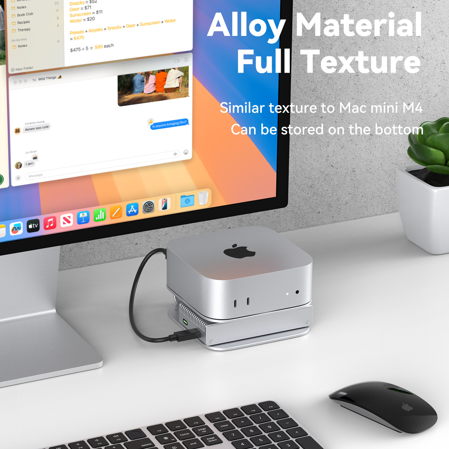 Colorii Mac Mini M4/M4 Pro içi - Laptop Accessories Organizer incelemesi ve fiyatı