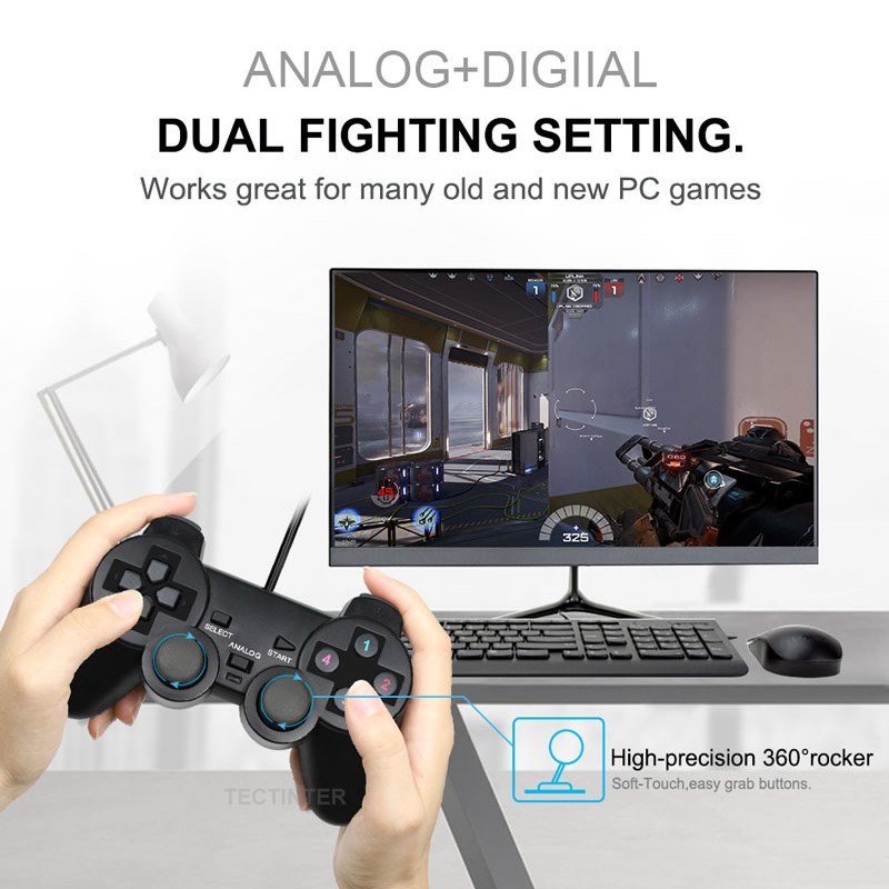 Kablolu USB PC Oyun Joystick G - Laptop Accessories Gadgets incelemesi ve fiyatı