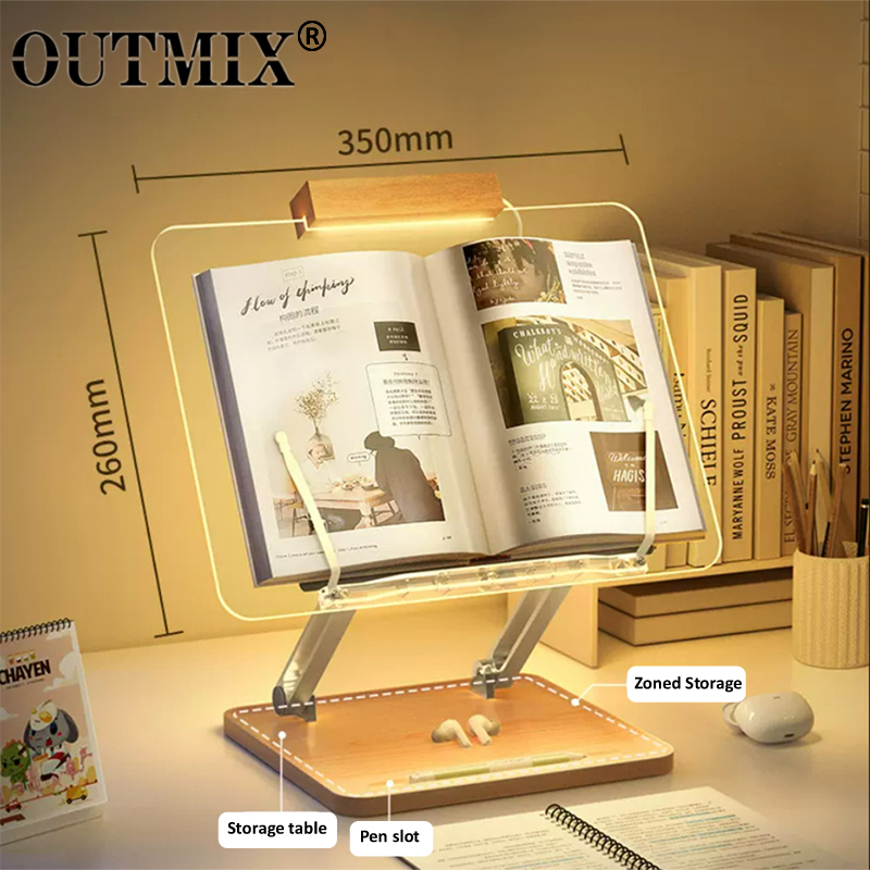 Ahşap Okuma Standı, Işıklı Şef - Laptop Accessories Organizer incelemesi ve fiyatı