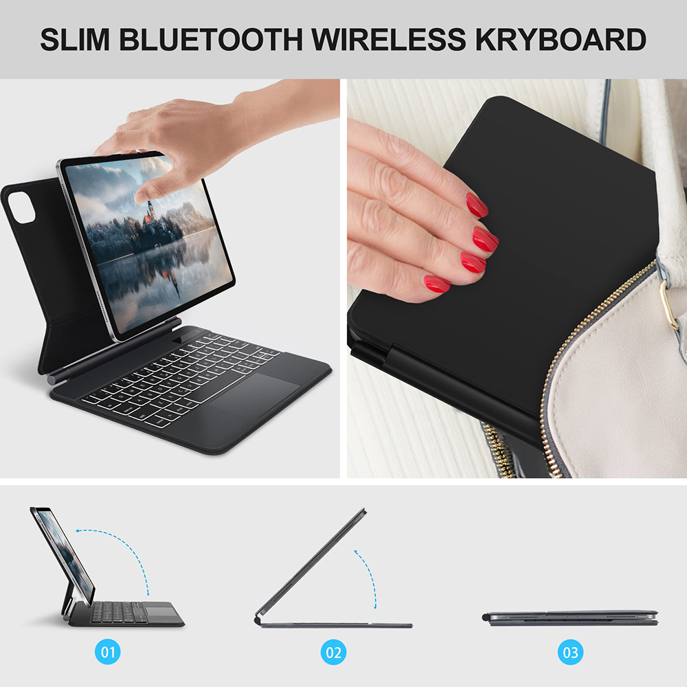 iPad 10. Nesil 10.9 için Magic - Keyboard Cover Silicone incelemesi ve fiyatı